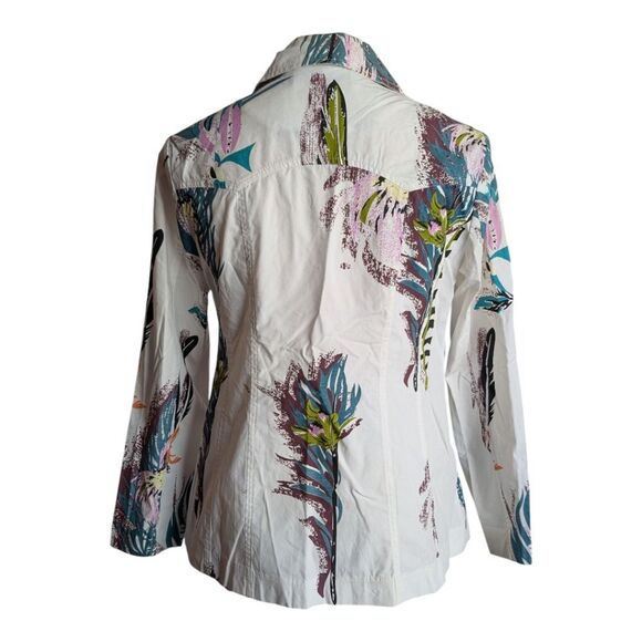 Marni Abstract Patterned Belted Shirt Jacket S - Picture 12 of 12